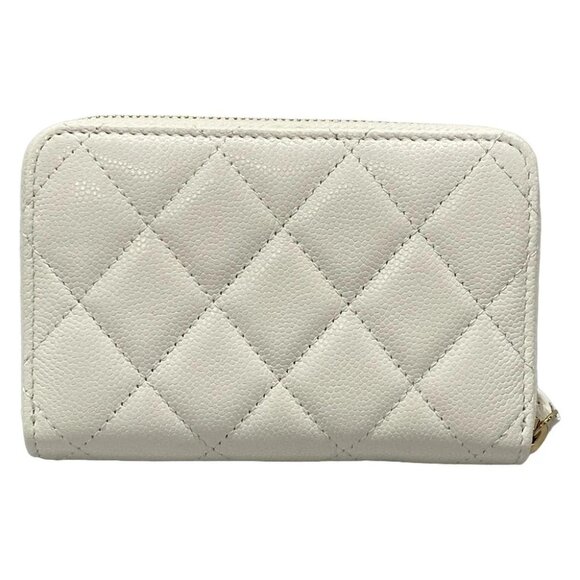 Auth CHANEL Matelasse AP4560/B12928/10601 White Shiny grained calfskin Strass - Picture 2 of 10